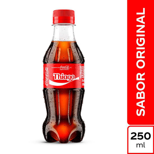 gaseosa coca cola 250ml original botella